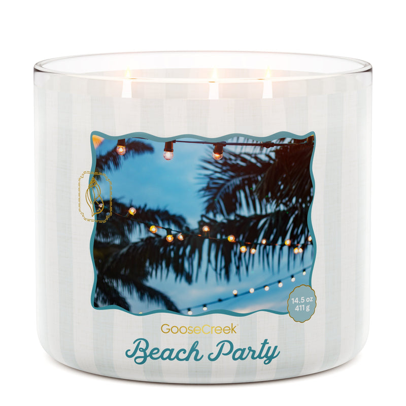 Beach Party 3-Wick Candle [D6LH] [D6LHG3]
