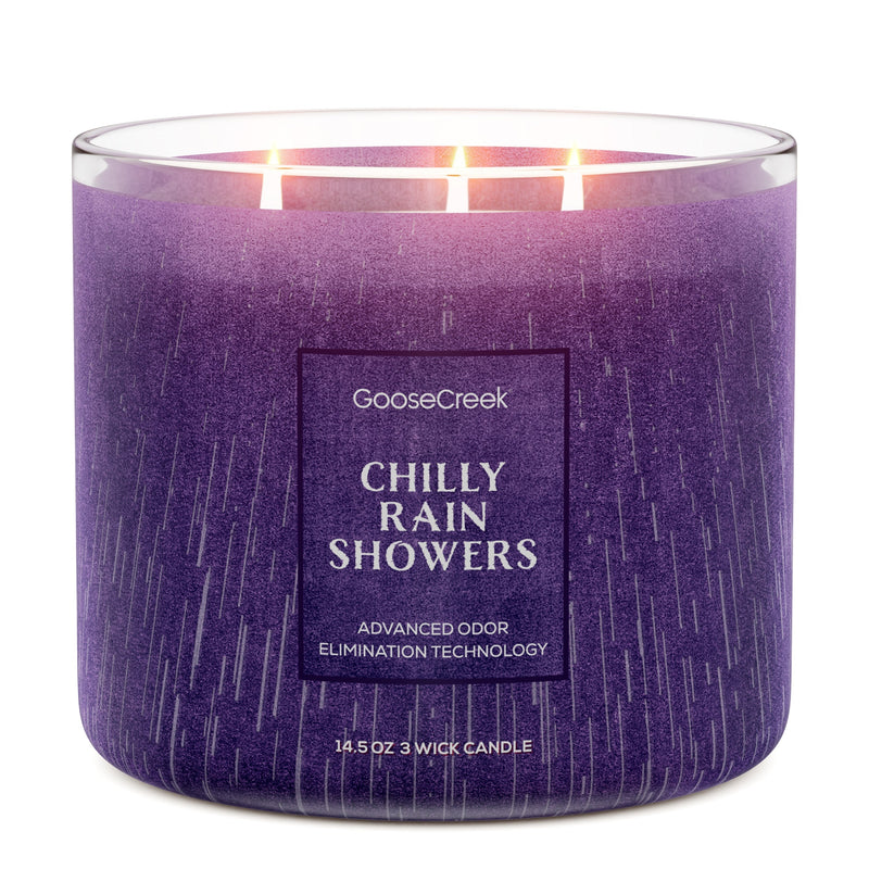 Chilly Rain Showers Odor Eliminating 3-Wick Candle [Q2VK]